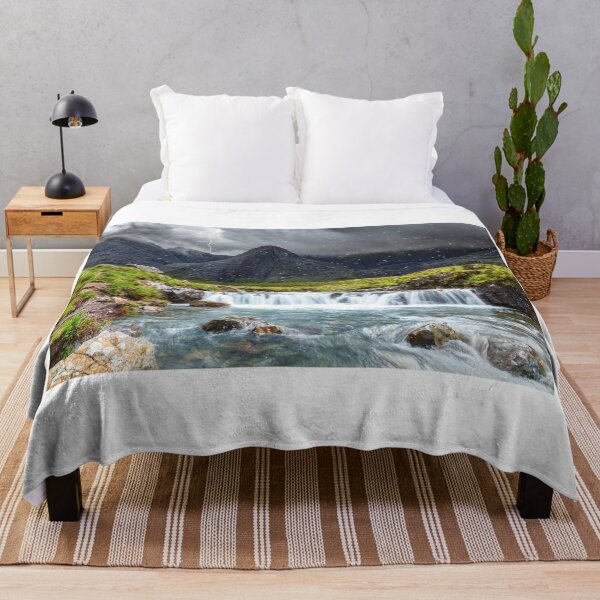 Item preview, Spring lightning storm at the Fairy Pools. designed and sold by Phillip Thornton.
