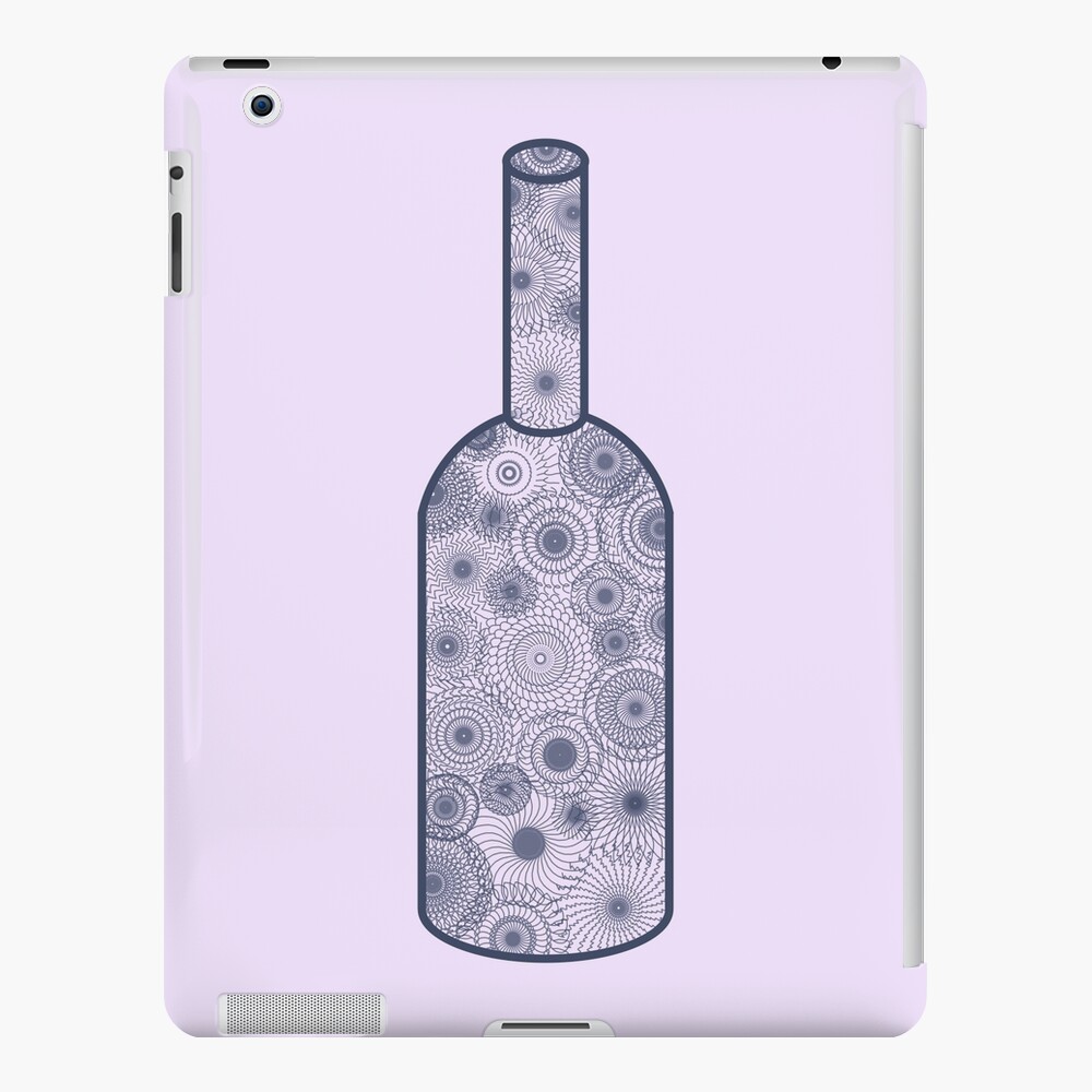 "Beautiful minimalistic bottle with mandala pattern" iPad Case & Skin