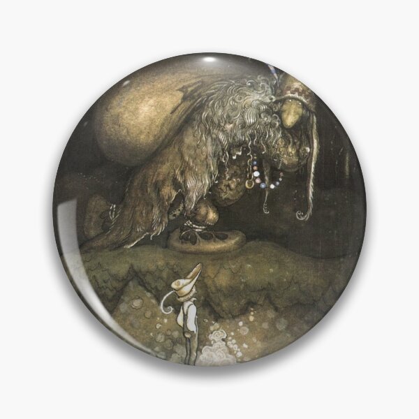 Item preview, Cave Troll Vintage John Bauer fantasy artwork designed and sold by Vintage Designs +.