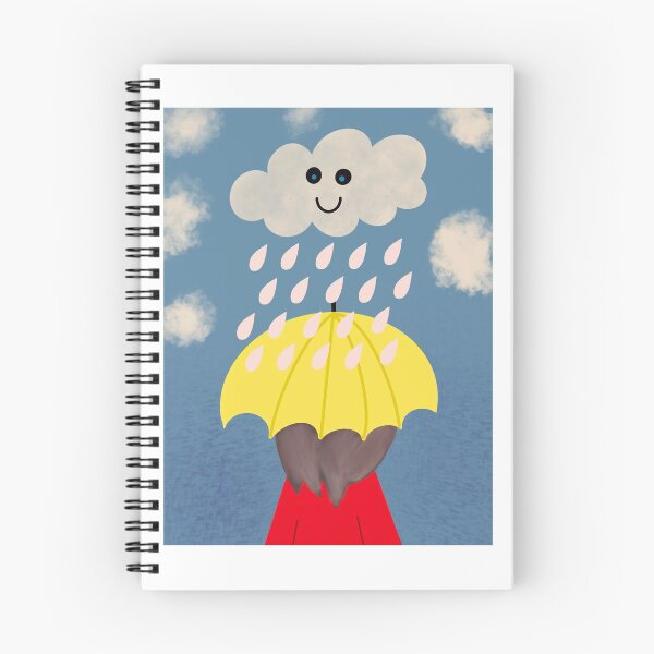 Item preview, Red Coat Girl with Yellow Umbrella designed and sold by MsKami.