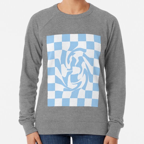 Check Swirl Lightweight Sweatshirt