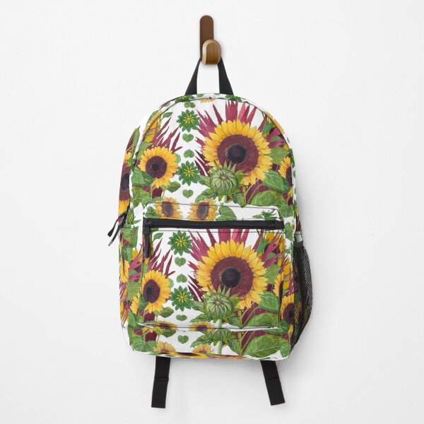 Item preview, Sunflower with burgundy leaves tile designed and sold by OurShop.