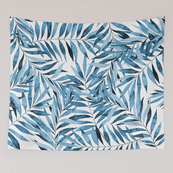Item preview, Blue Leaf Pattern designed and sold by Primroaddesigns.
