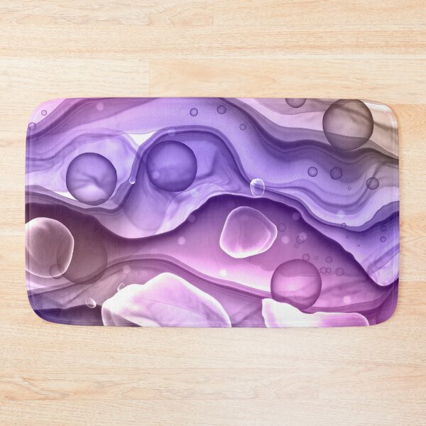 Item preview, Mermaid Ink Splashes in Pink Purple designed and sold by WisdomInspired.