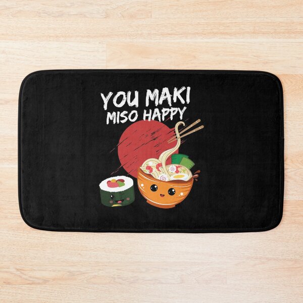 Item preview, You Maki Miso Happy Kawaii Japanese Noodles Lover  designed and sold by Basti09.