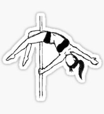 Pole Dancing Sticker