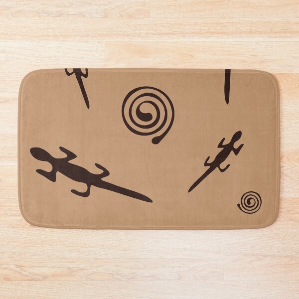 Artikelvorschau, Eidechse und Spirale Petroglyphe entworfen und verkauft von UDDesign.