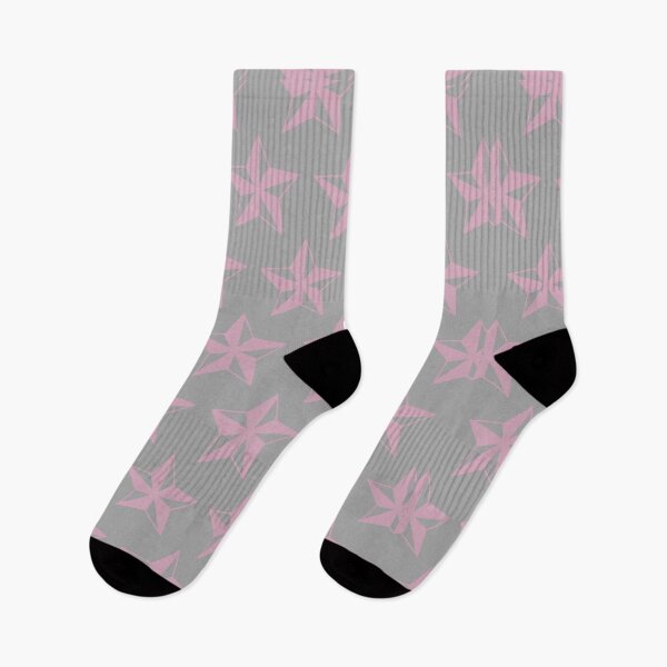 Item preview, Grey and Pink Star Pattern designed and sold by cgroenewald.
