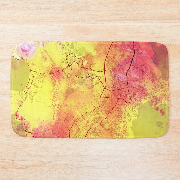Item preview, Phuket Thailand Street Map Magma Eruption designed and sold by IvonDesign.