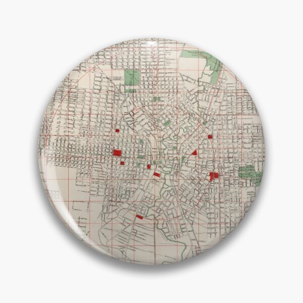 Item preview, Vintage Map of San Antonio TX (1895) designed and sold by BravuraMedia.