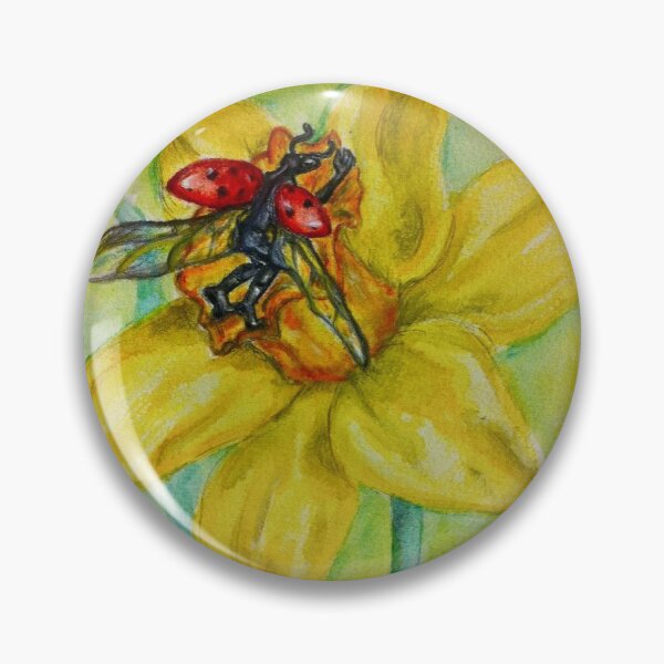 Item preview, Hada Mariquita Polinizando un Narciso designed and sold by MaesMind.