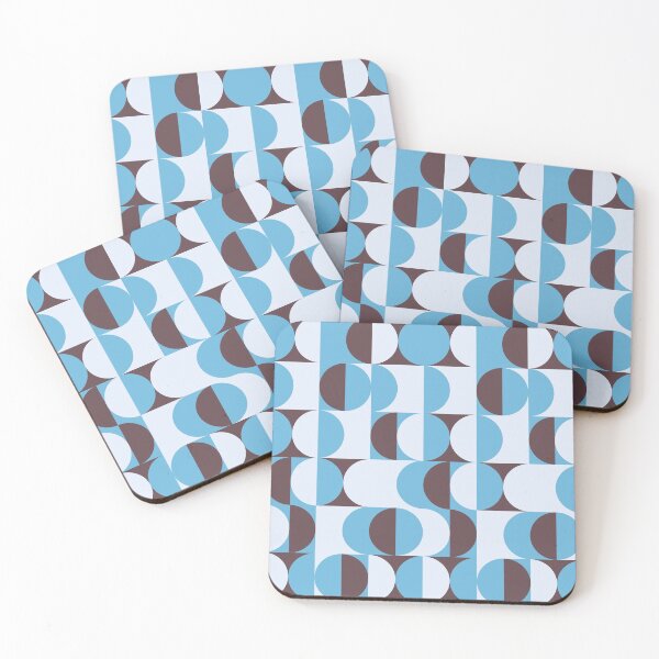 Item preview, Winter colored 60ies retro circles designed and sold by UDDesign.