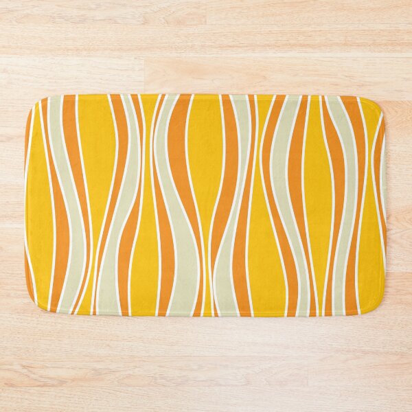 Item preview, Retro 60ies orange wave pattern designed and sold by UDDesign.