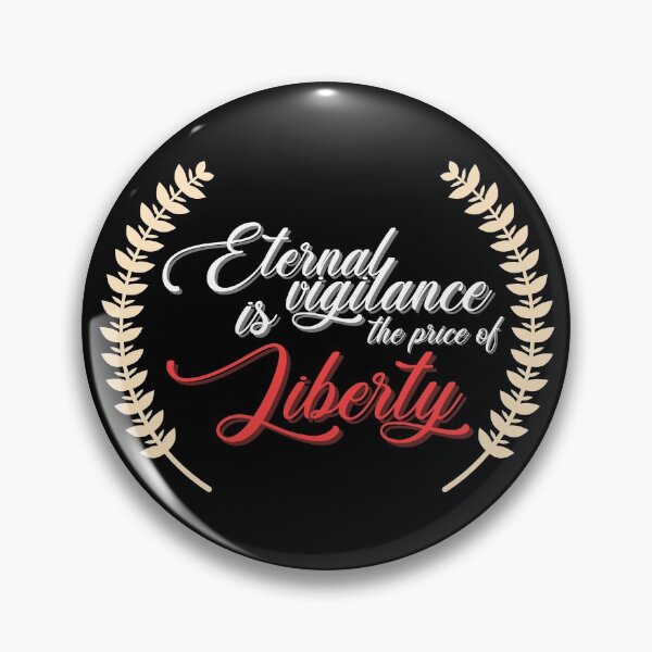 Item preview, Eternal vigilance is the price of liberty, Thomas Jefferson designed and sold by Heloisa Facchin.