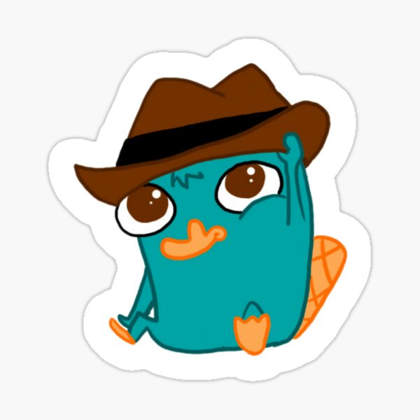 Baby Perry The Platypus Sticker By Greza Redbubble