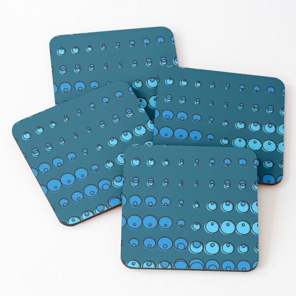 Item preview, Abstract blue water bubbles designed and sold by UDDesign.