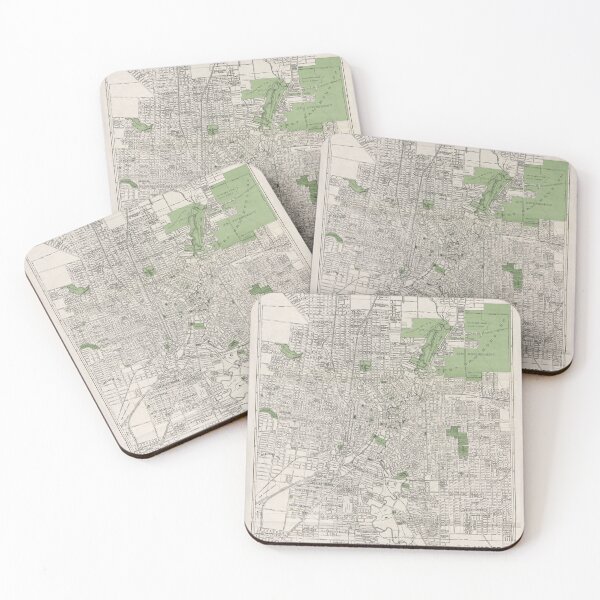 Item preview, Vintage Map of San Antonio TX (1924) designed and sold by BravuraMedia.