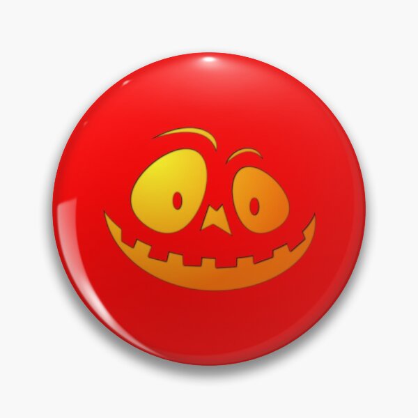 Item preview, Cheeky Pumpkin Face on Devil Red designed and sold by Creepyhollow.