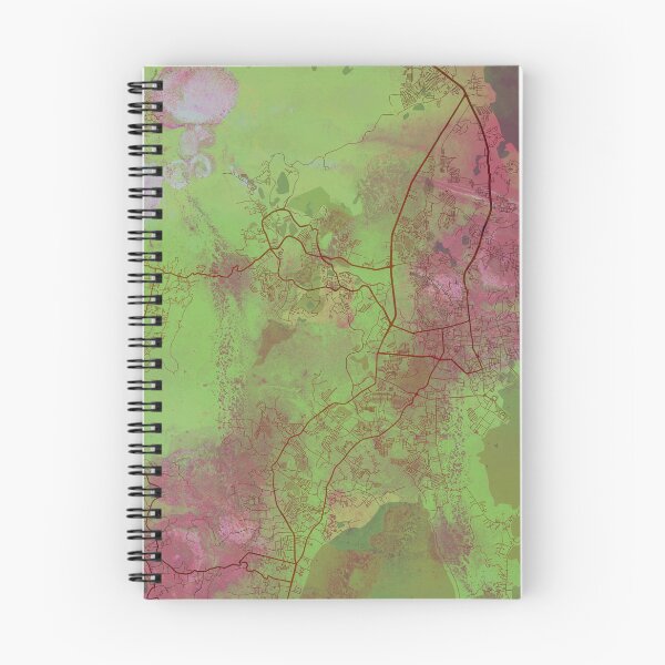 Item preview, Phuket Thailand Street Map Green Planet designed and sold by IvonDesign.