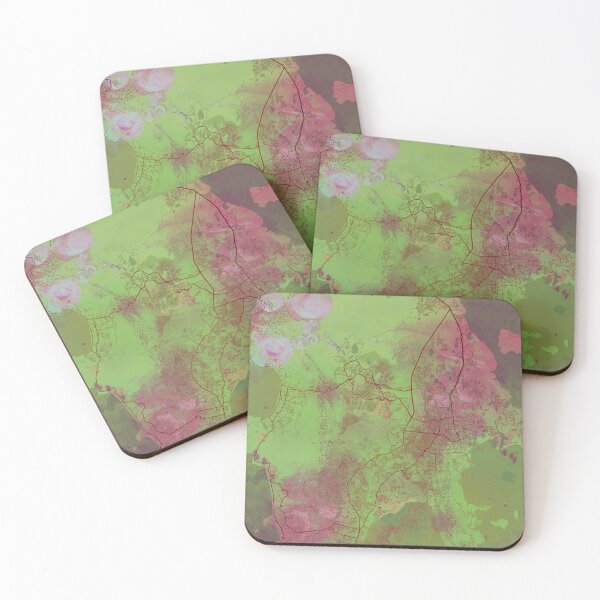 Item preview, Phuket Thailand Street Map Green Planet designed and sold by IvonDesign.