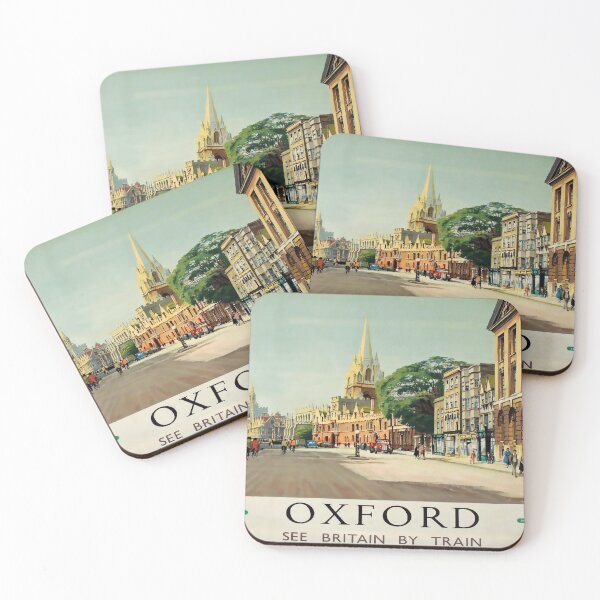Item preview, Railway Poster Oxford designed and sold by stickart-marek.