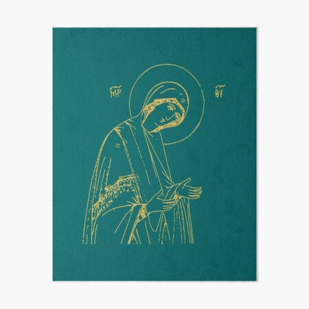 Theotokos Art Board Print