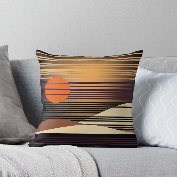 Item preview, Sun setting over the dunes designed and sold by grafikestelle.