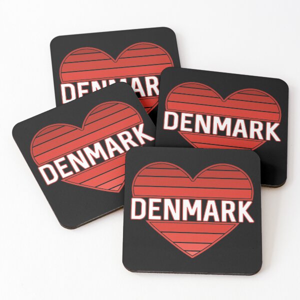 Item preview, I Love Denmark, Danish Heart designed and sold by Celticana.