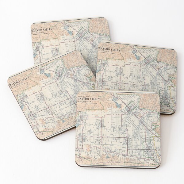 Item preview, Vintage Map of San Fernando Valley CA (1923) designed and sold by BravuraMedia.