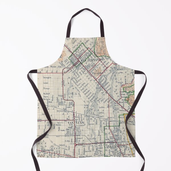 Item preview, Vintage Map of San Fernando Valley CA (1923) designed and sold by BravuraMedia.