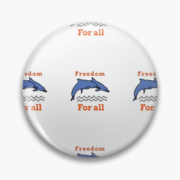 Item preview, Dolphins Freedom for all designed and sold by Got-Ya-Bak.