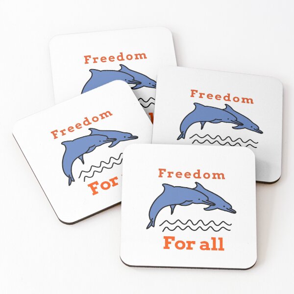 Item preview, Dolphins Freedom for all designed and sold by Got-Ya-Bak.