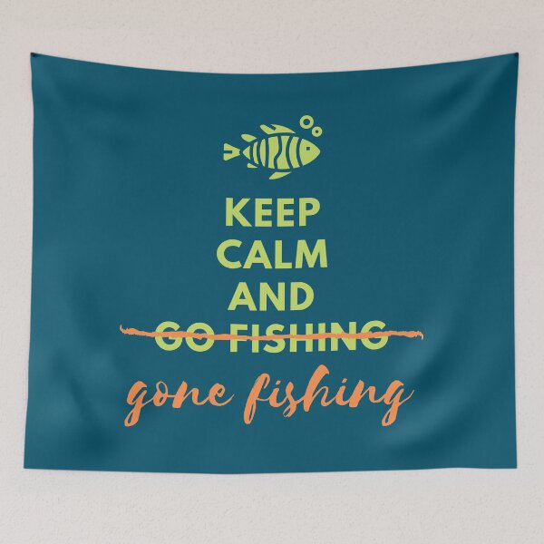Item preview, Keep Calm and Go Fishing designed and sold by PearlaArts.