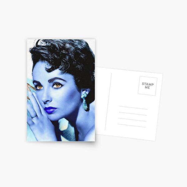 Elizabeth Taylor Postcard