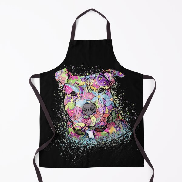 Item preview, Colorful Pitbull - Peace love designed and sold by PrettyPittie Shop.