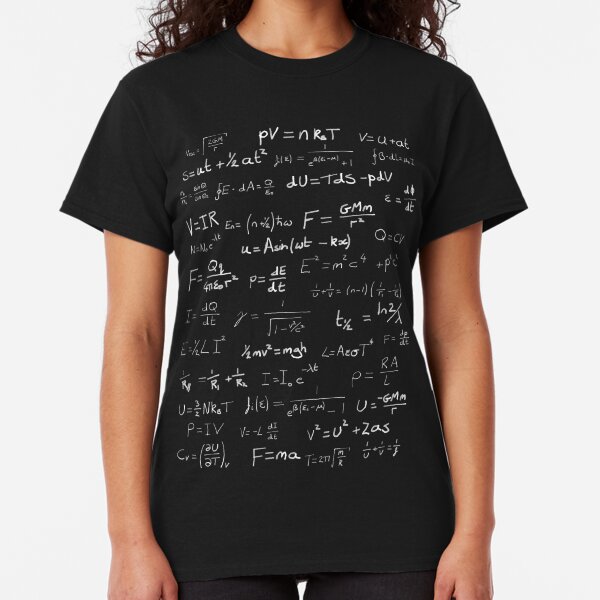 Physics - handwritten Classic T-Shirt