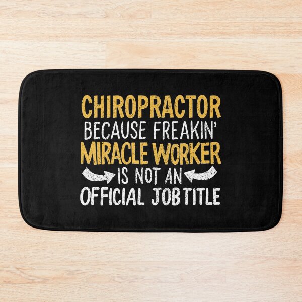 Item preview, Miracle Worker Chiropractor Job Title Work Career designed and sold by haselshirt.