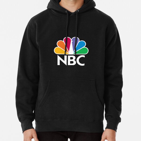 NBC Logo - White Pullover Hoodie