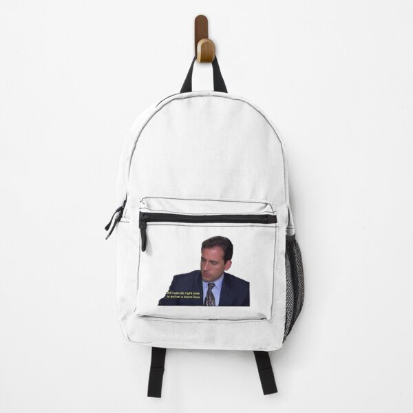 Item preview, Michael Scott 'All I can do right now is put on a brave face' designed and sold by Katie's Redbubble.