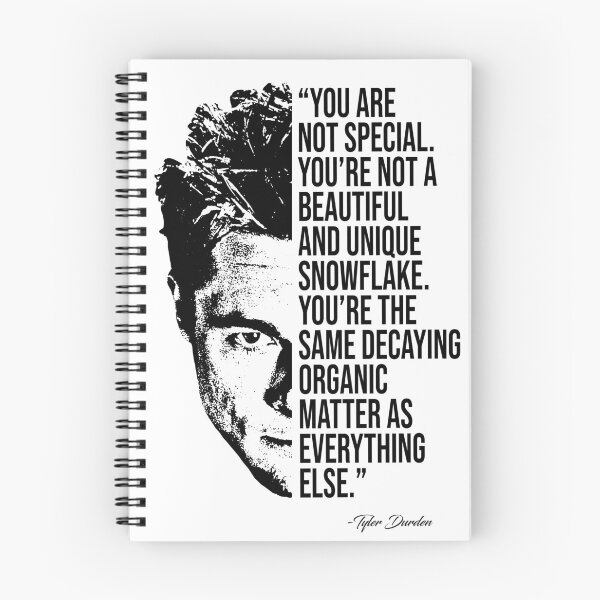 Item preview, Tyler Durden quotes, quote designed and sold by madkitten.