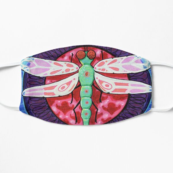 Dragonfly Mandala 4 Flat Mask