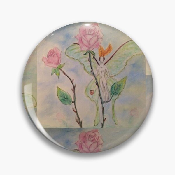 Item preview, Luna Moth and Pink Rose designed and sold by MaesMind.
