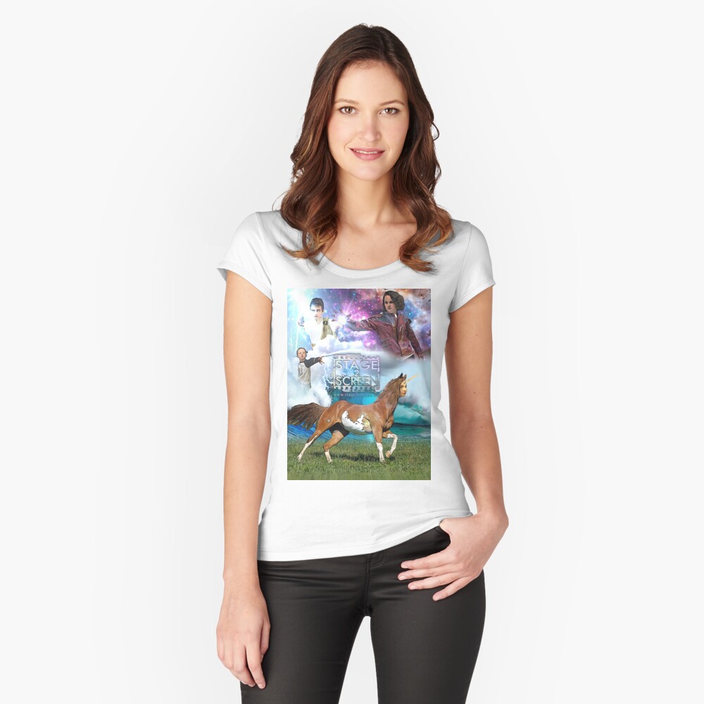 Item preview, Fitted Scoop T-Shirt designed and sold by dermakun.