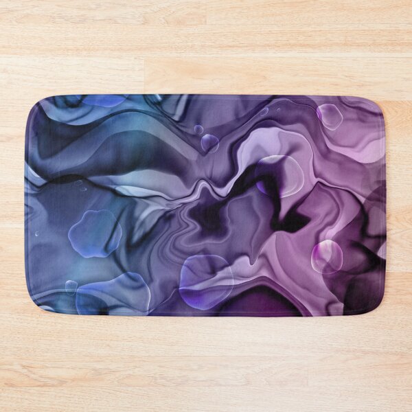Item preview, Mermaid Ink Splashes in Blue Purple designed and sold by WisdomInspired.