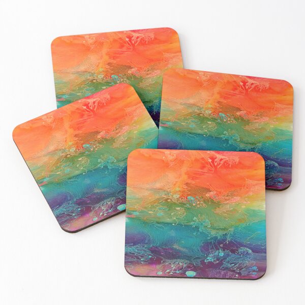 Item preview, Rainbow ink pattern  designed and sold by ArniesArt.