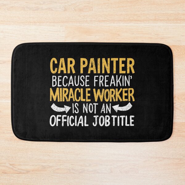 Item preview, Miracle Worker Car Painter Job Title Work Career designed and sold by haselshirt.