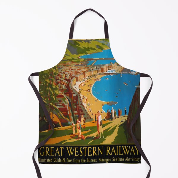 Item preview, Railway Poster Aberystwyth designed and sold by stickart-marek.