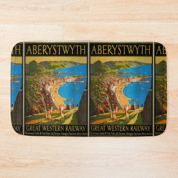 Item preview, Railway Poster Aberystwyth designed and sold by stickart-marek.