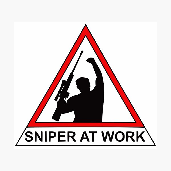 Sniper At Work Photographic Print