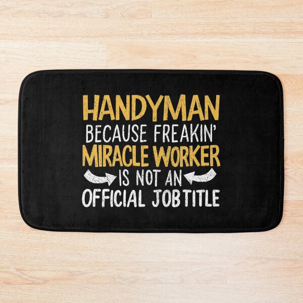 Item preview, Miracle Worker Handyman Job Title Work Career designed and sold by haselshirt.